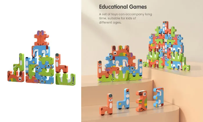 15 Piece Animals Stacking Toys
