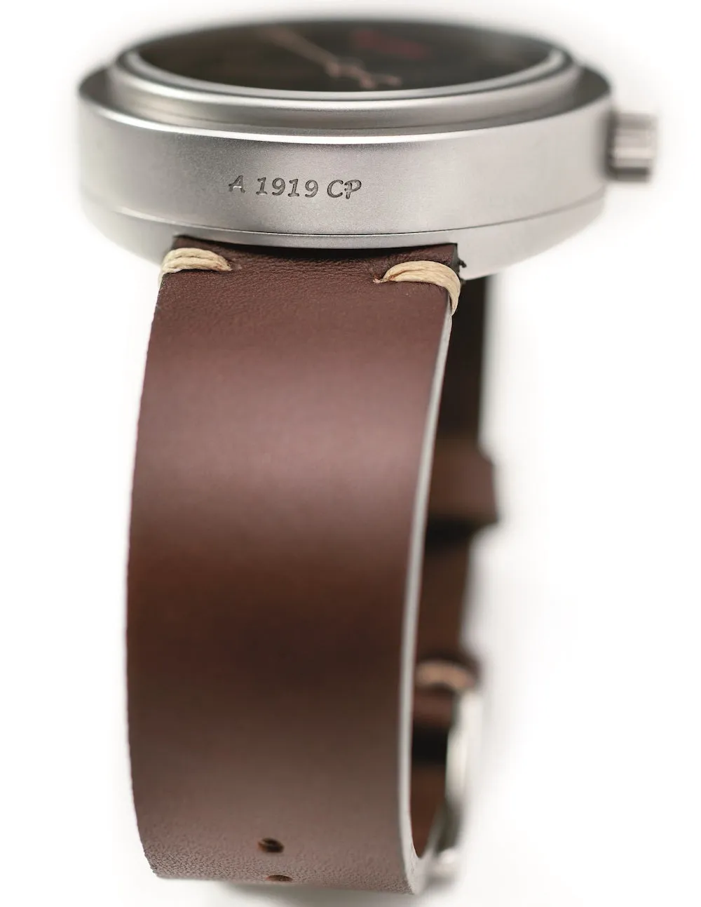 ALM Watch GMT Antique White Sandblasted Case