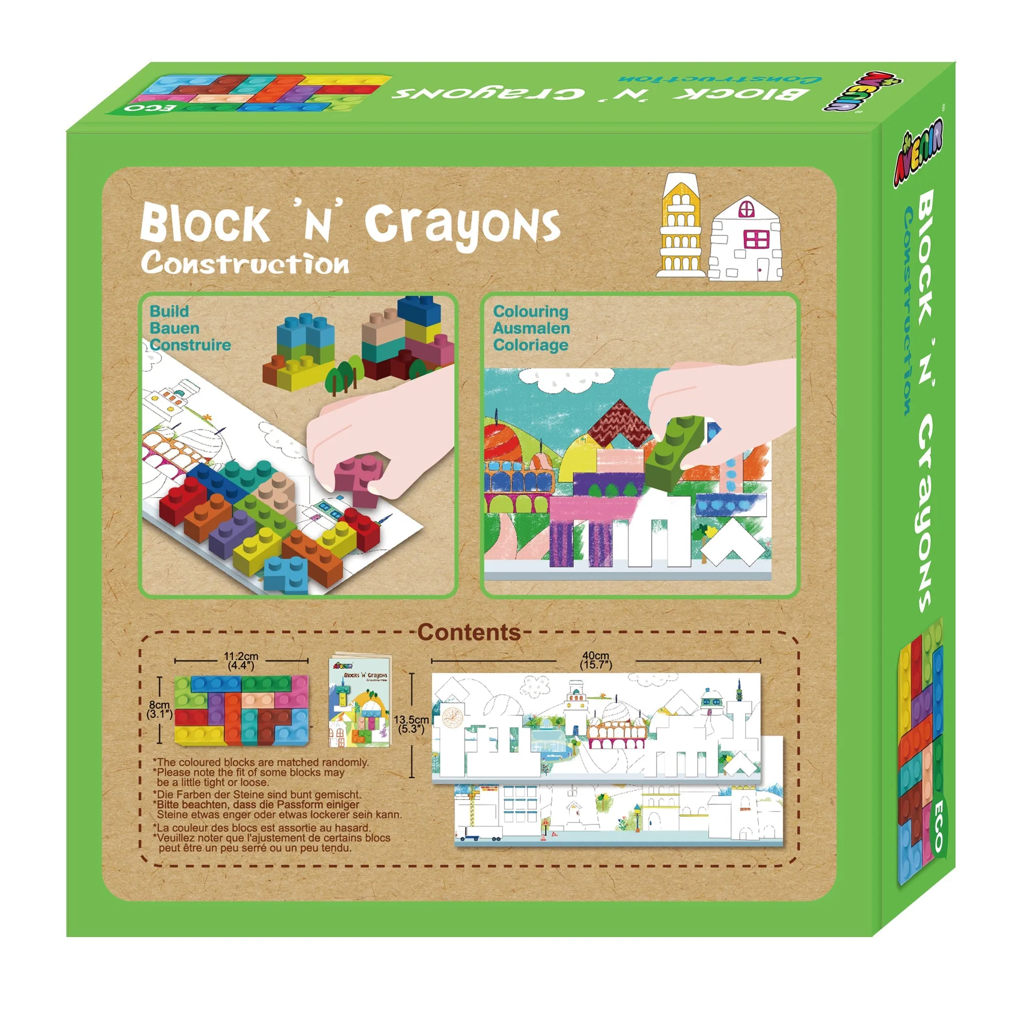 Avenir Blocks 'N' Crayons Construction