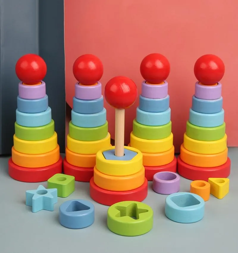 Baby Educational Toys Wooden Toys Montessori Early Learning Baby Birthday Christmas New Year Gift Toys for Children Kids