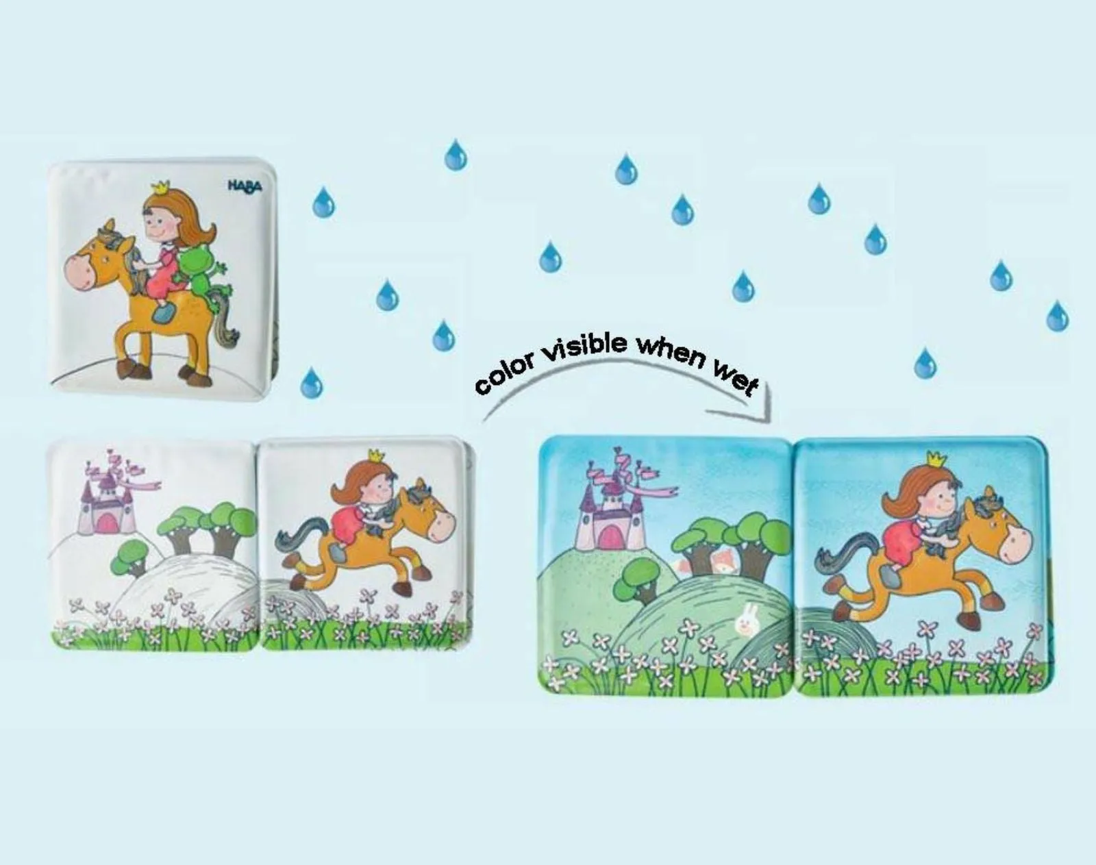 Color Changing Bath Book - Princess & the Frog