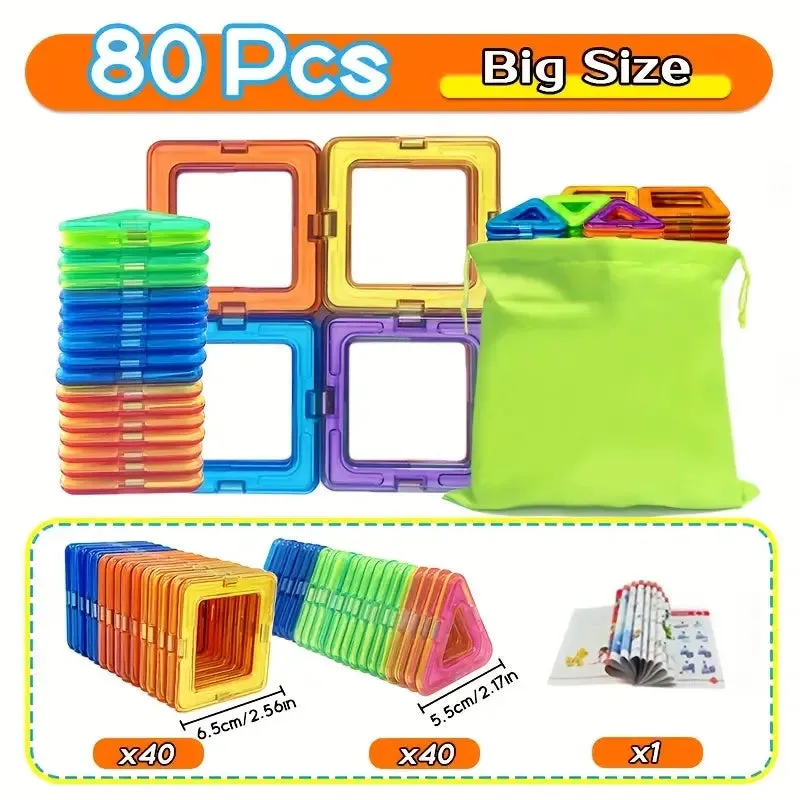 Constructor Magnetic Blocks For Children