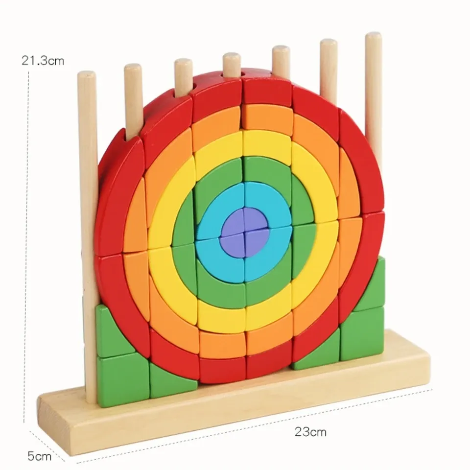 Creative Rainbow Blocks Puzzle