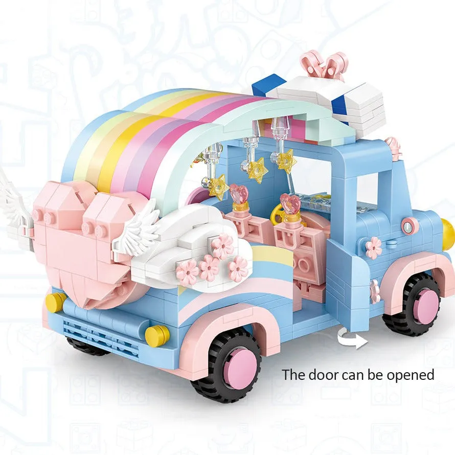 Get creative with our Rainbow Bunny Car Nano Building Set