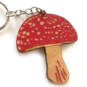 Mushroom Keychain