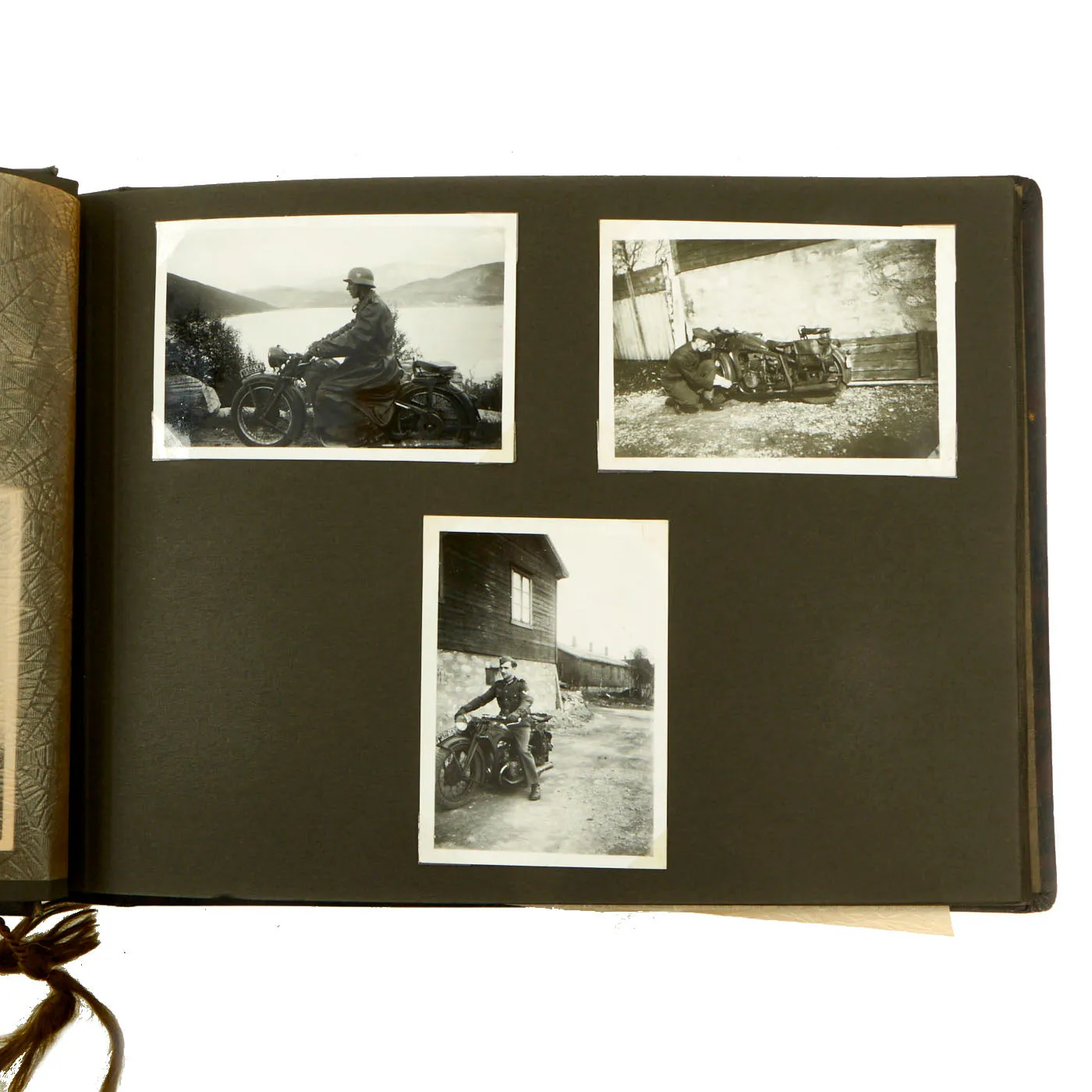 Original German WWII Heer Army “In Memory of My Service” Personal Photo Album - 91 Photos